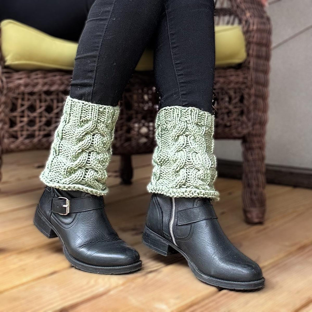 Short Ankle Warmers for Women – Knit Boot Cuffs