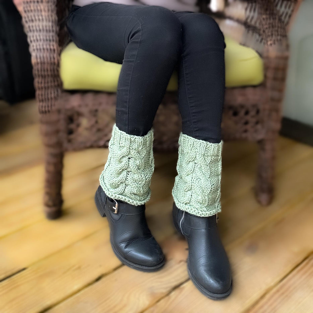 Short Ankle Warmers for Women – Knit Boot Cuffs