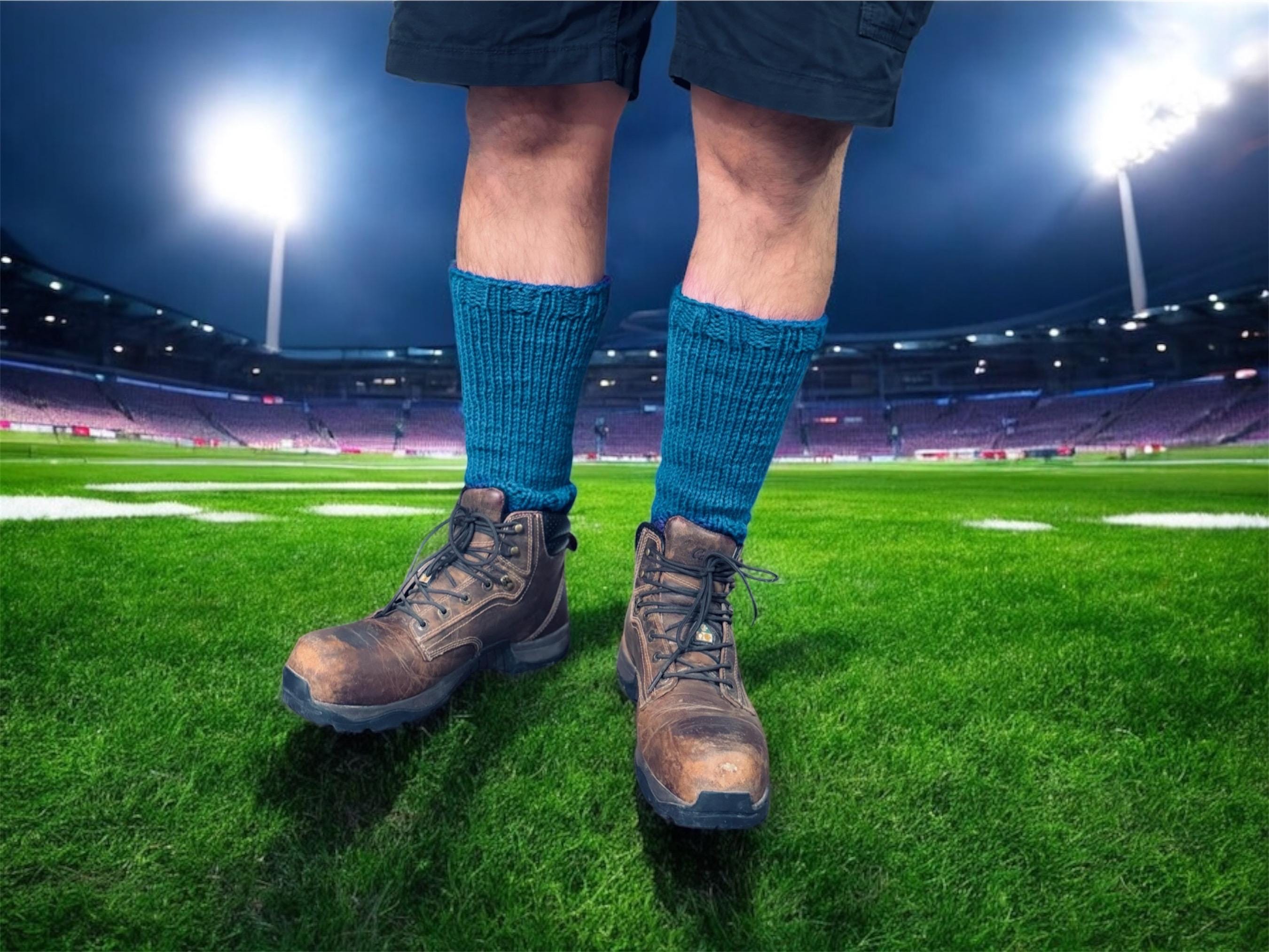 Knitted Ankle Warmers: Short Acrylic Leg Warmers, Gender Neutral