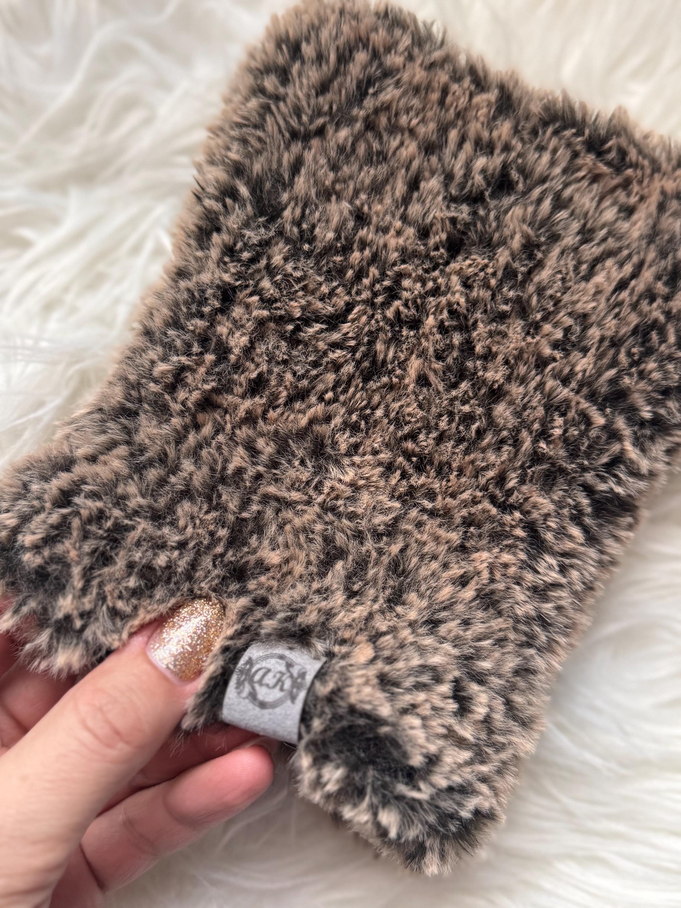 Ankle warmers chunky and fluffy for her